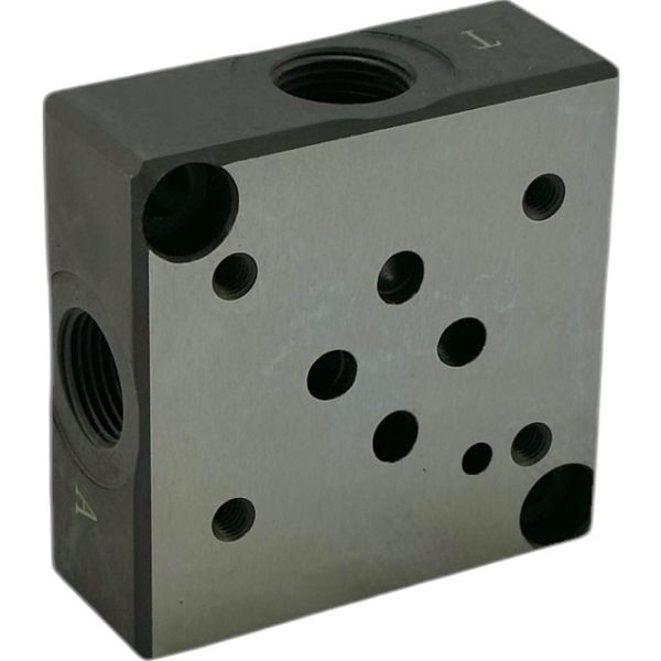 плита монтажная к ВЕ6.141280 (трубн. монтаж, выход сбоку)