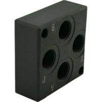 плита монтажная к ВЕ6.141280 (трубн. монтаж, выход вниз)