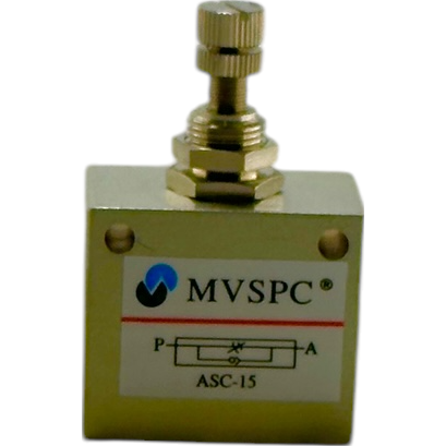 Пневмодроссель с обратным клапаном ASC15