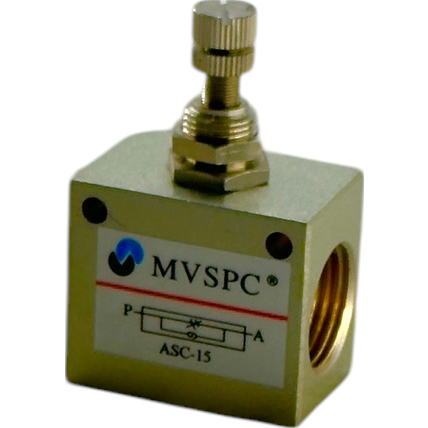 Пневмодроссель с обратным клапаном ASC15