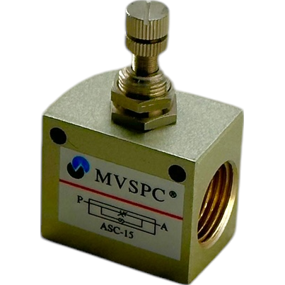 Пневмодроссель с обратным клапаном ASC15