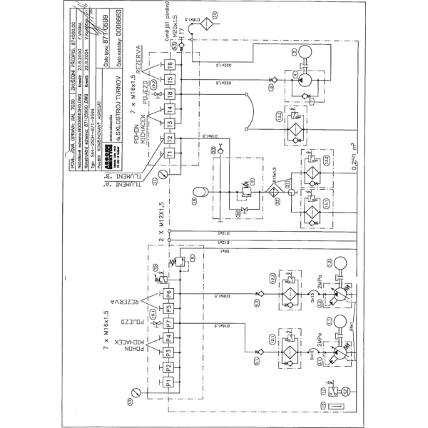 Гидростанция SA4-250H-871-05-99 (871-0599/34) ARGO Hytos