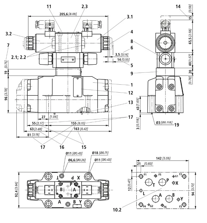 Title 2, Гидрораспределитель 4WEH 16 J50/6AG24 NETCZ4
