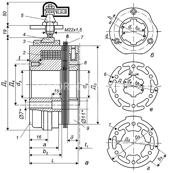 Title 1, муфта электромагнитная ЭМ 42 АР2