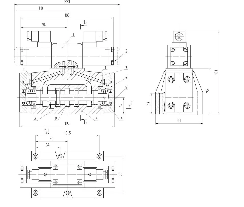 Title 2, Гидрораспределитель ВЕХ 16.574 ОФ