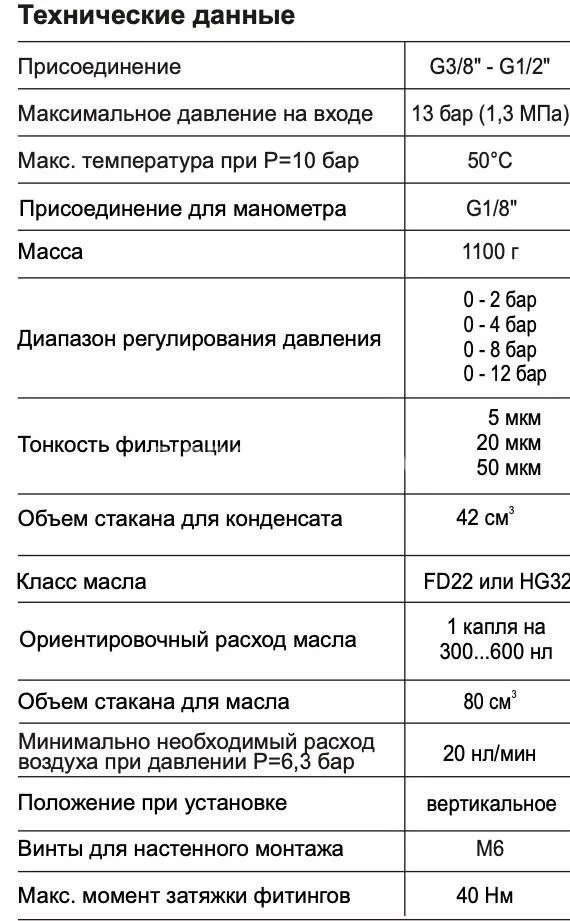 Title 1, Пневмоблок 17307E.C.D