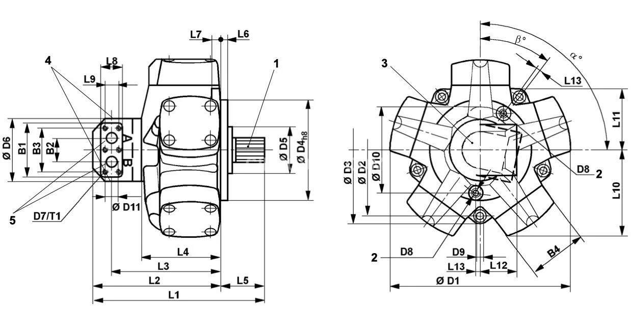 Title 1, Гидромотор радиально-поршневой высокомоментный ...