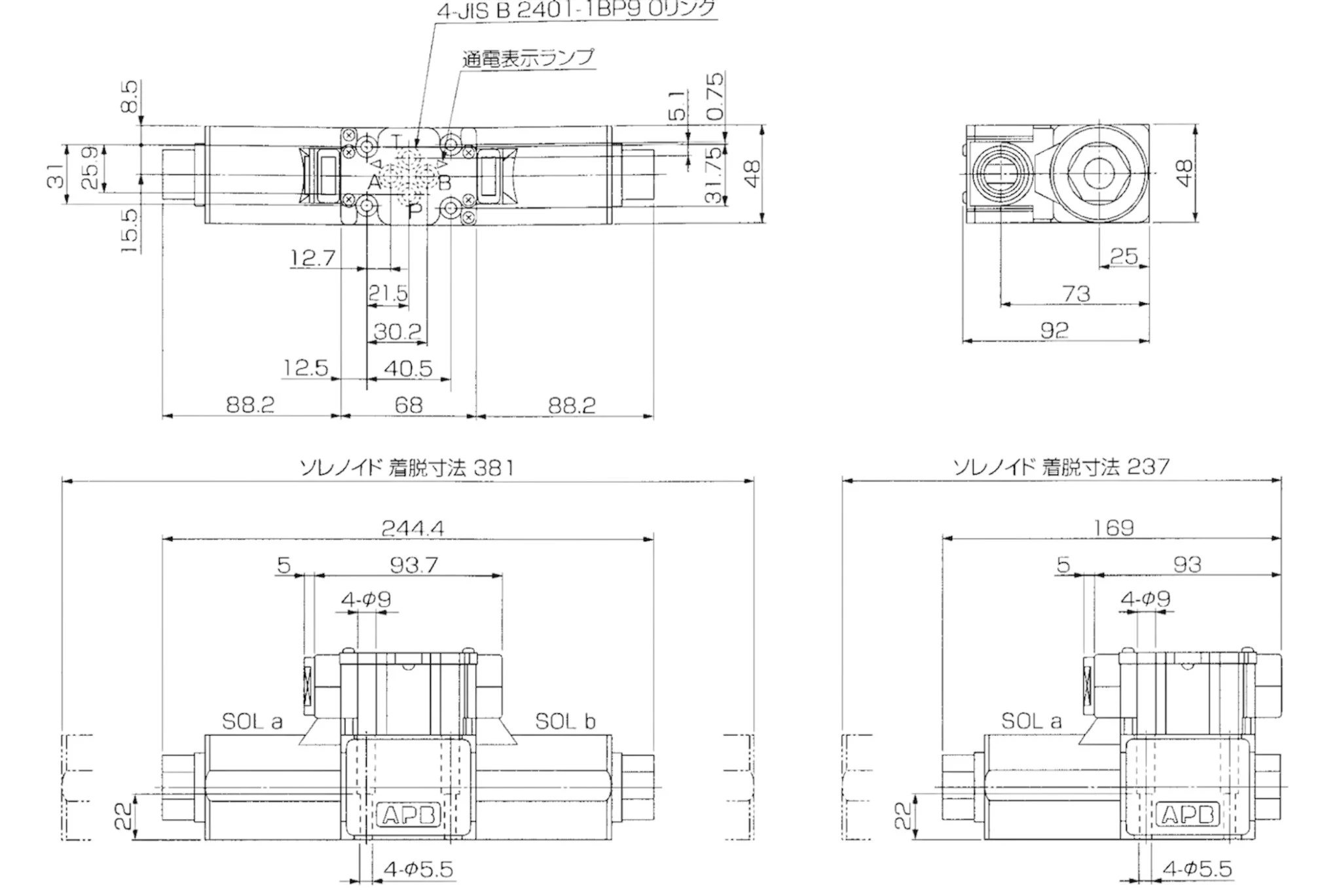 Title 2, Гидрораспределитель HD-3-3W-AEB-025A-WYA1