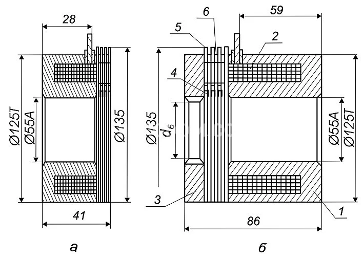 Title 2, муфта электромагнитная ЭМ 42 АР2