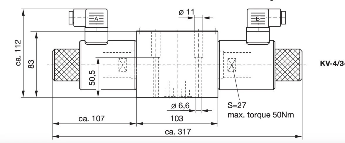 Title 2, Гидрораспределитель KV-4/3-5KO-10G1