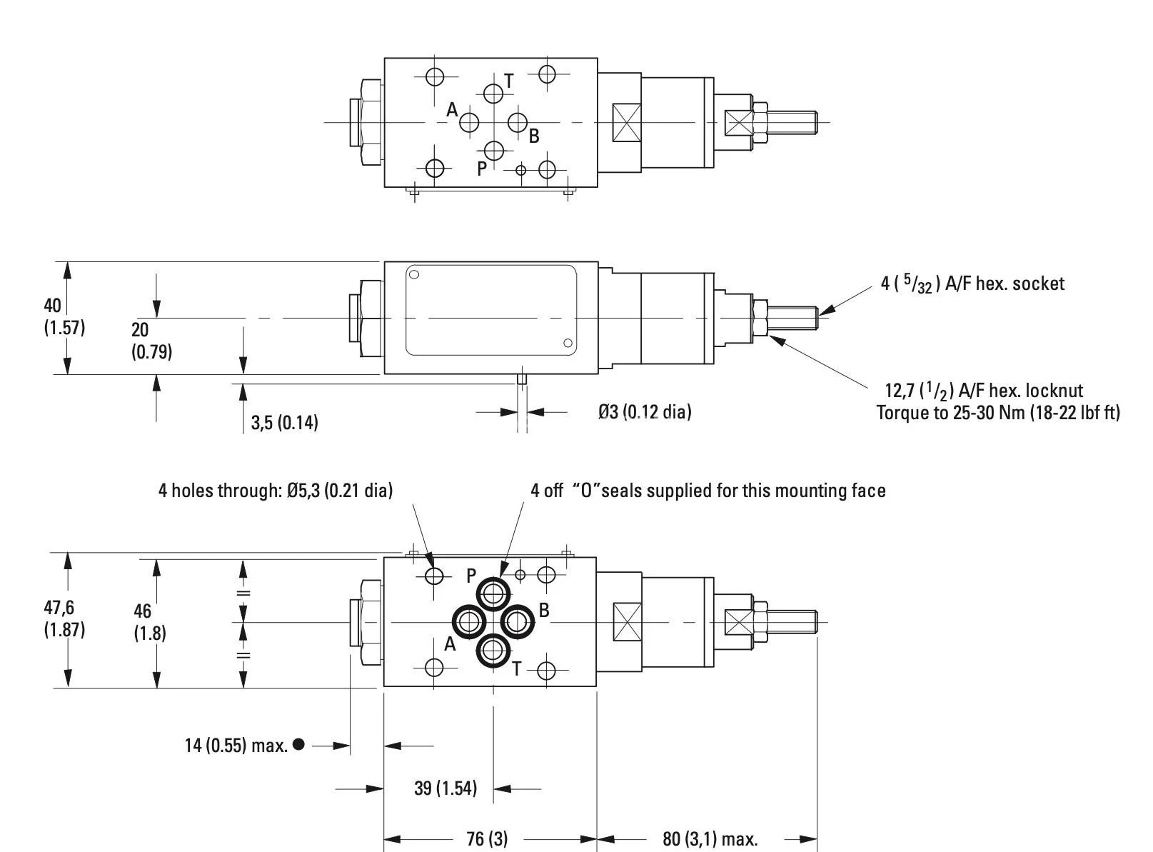 Title 1, Гидроклапан редукционный DGMX23PPCW-B-40