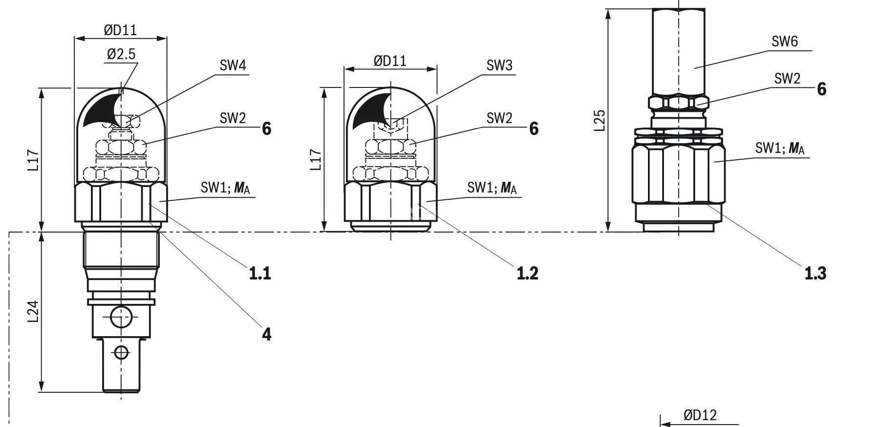 Title 1, Гидроклапан предохранительный DBDS-6-K10/315
