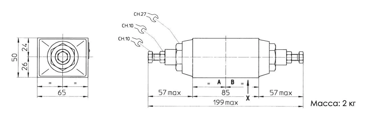 Title 1, гидродроссель KQ-022