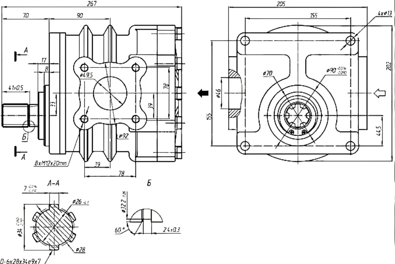 Title 1, насос шестеренный НШ 100А-3