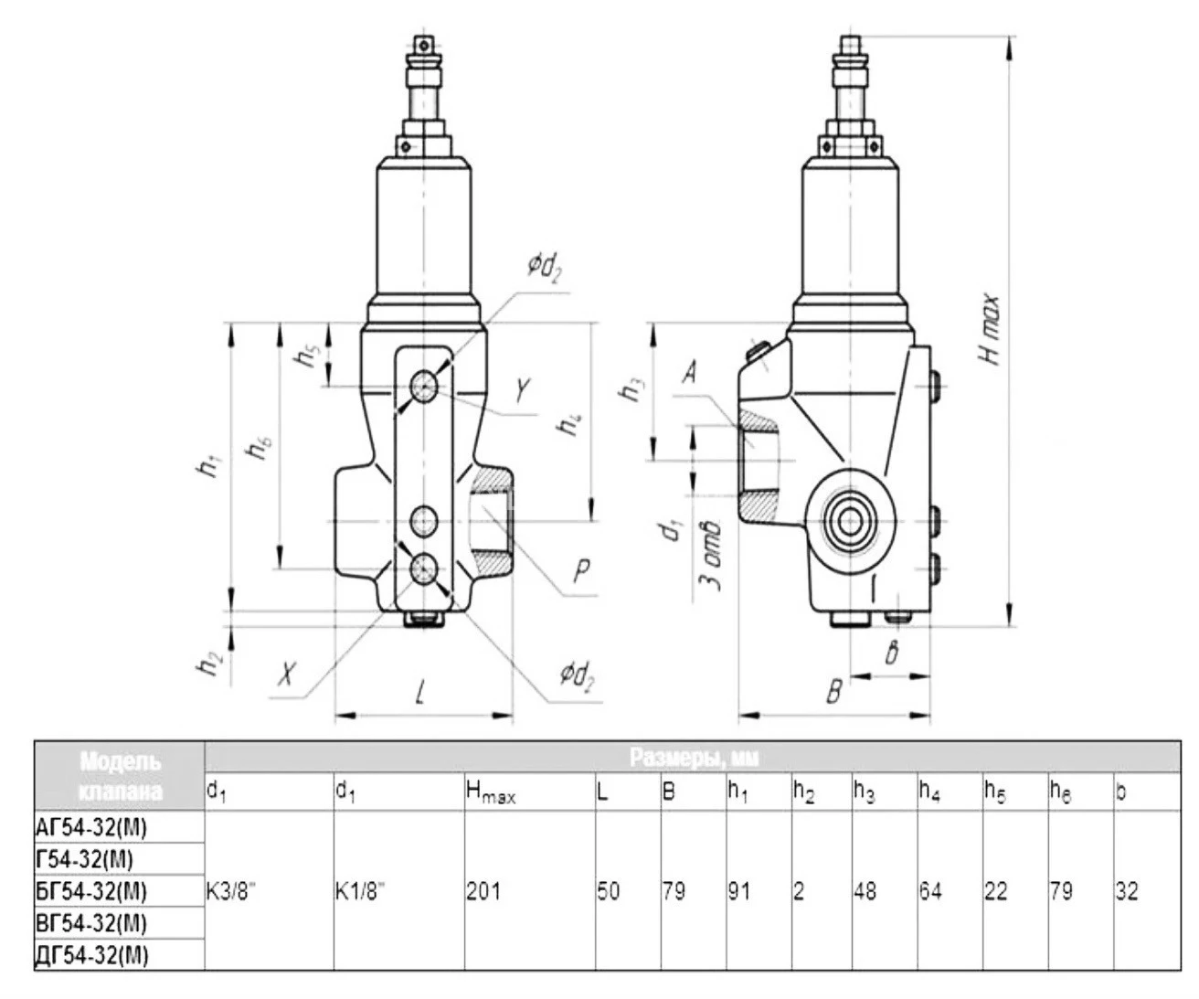 Title 2, Гидроклапан АГ 54-32М