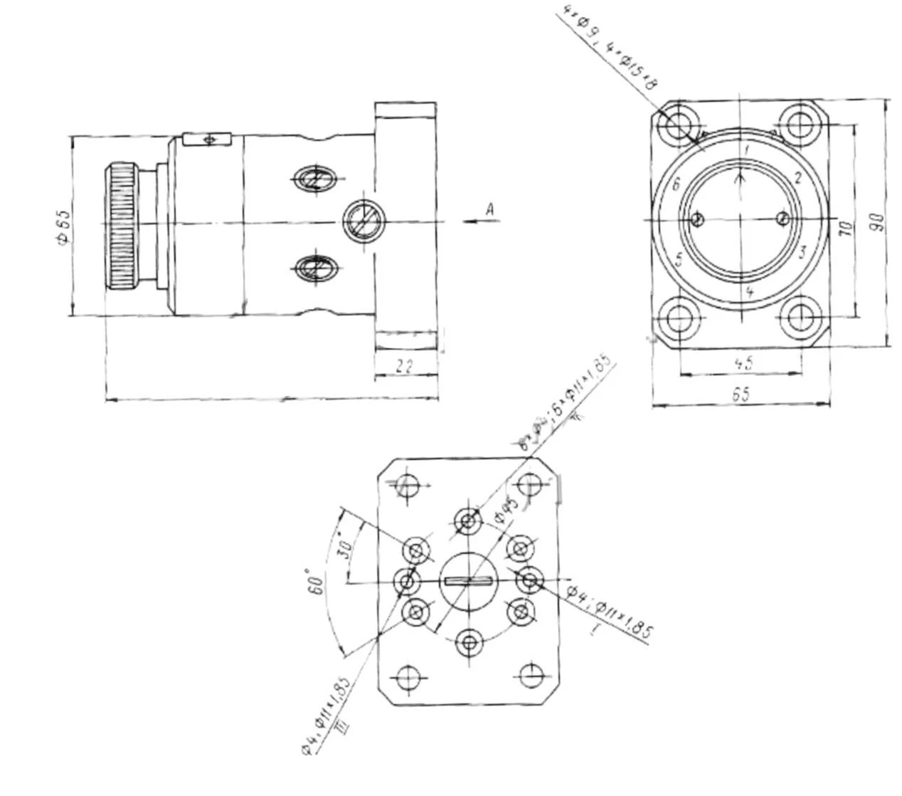Title 1, Переключатель манометра ЗМ 6-С320
