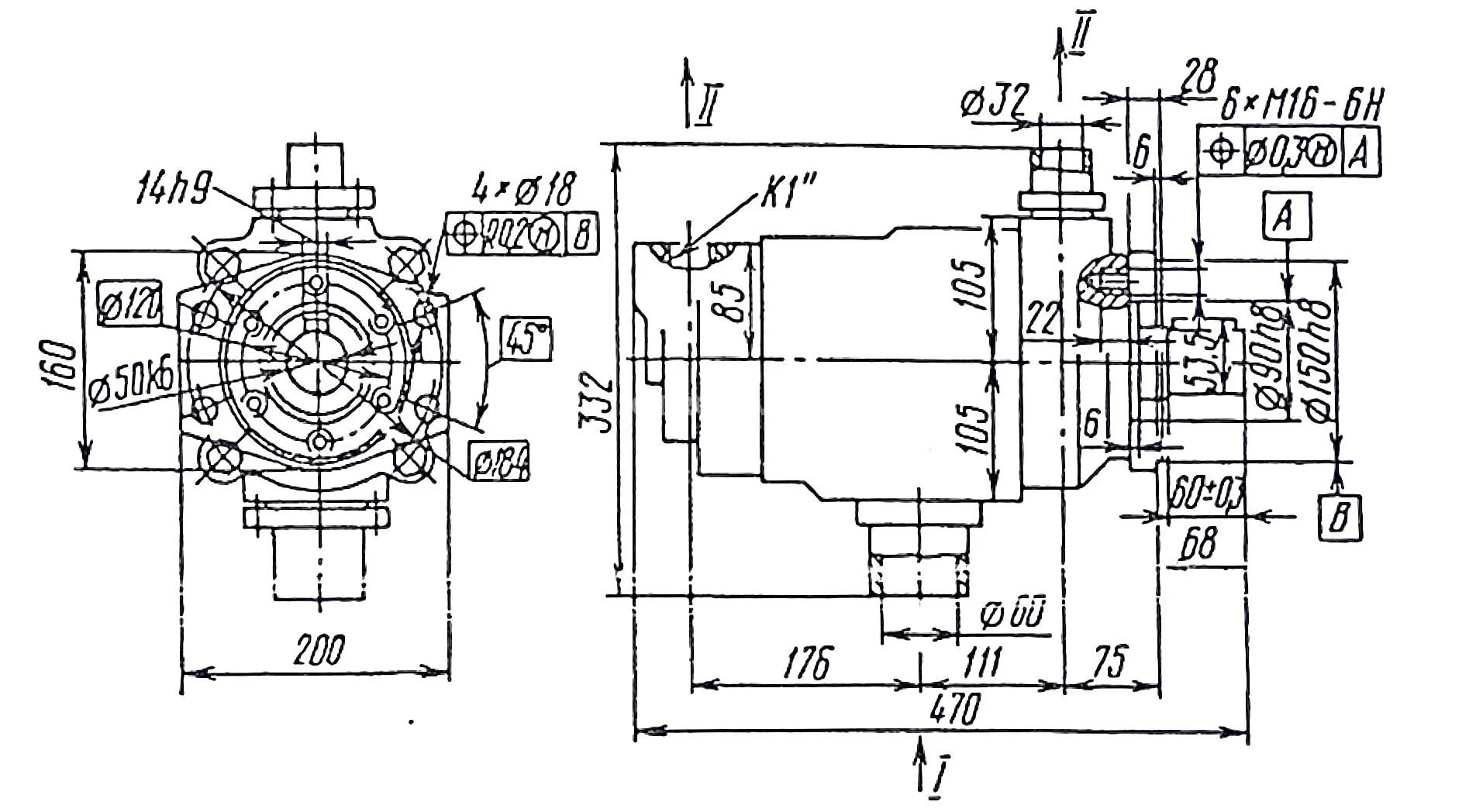 Title 1, пластинчатый насос 100Г 12-26АМ (110,4/200)