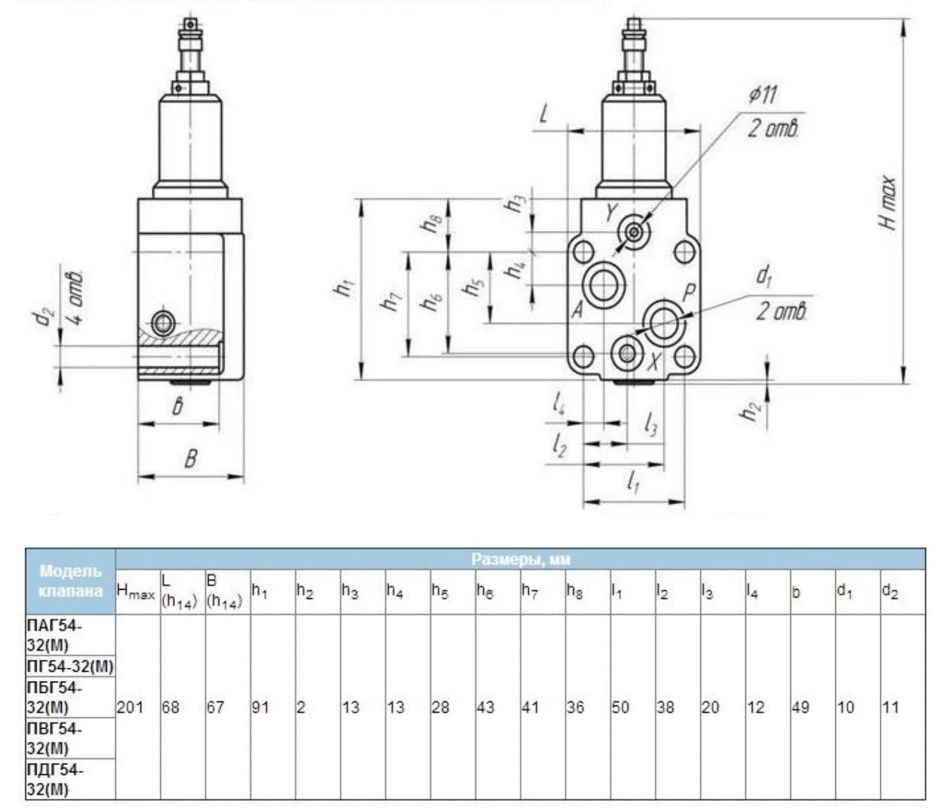 Title 2, Гидроклапан ПГ 54-32М