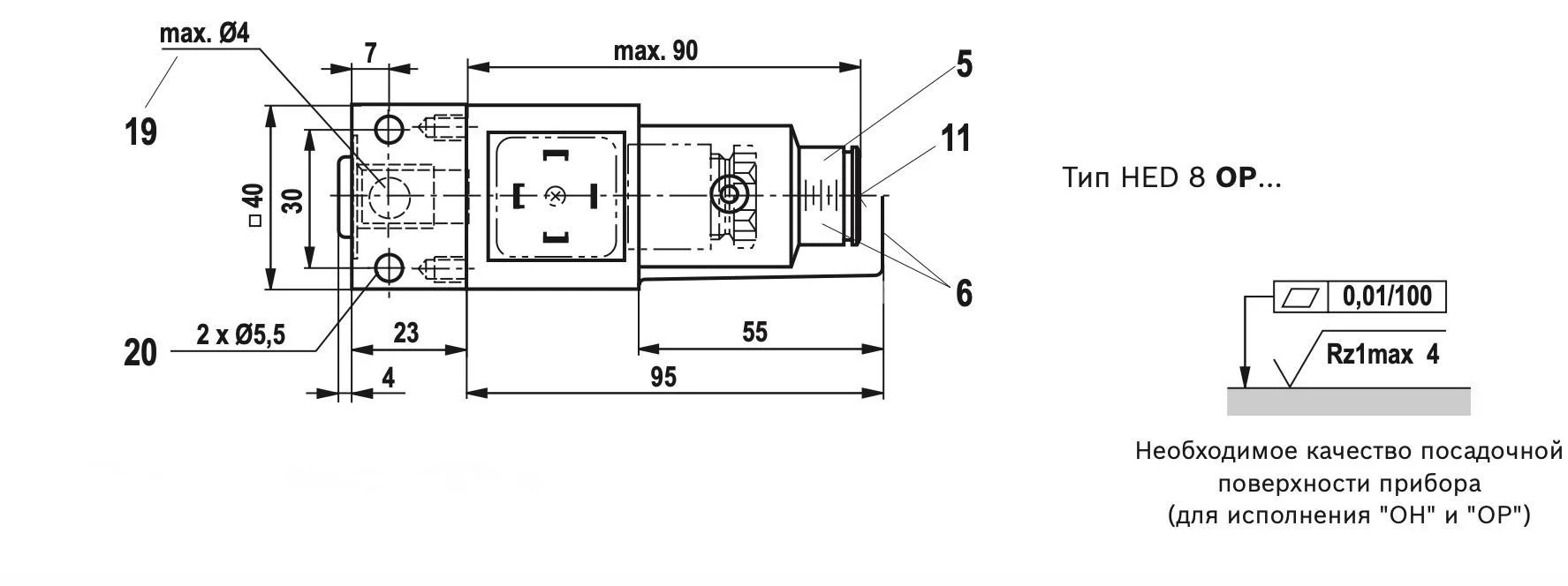 Title 1, Реле давления HED8 OP 15/100 L220