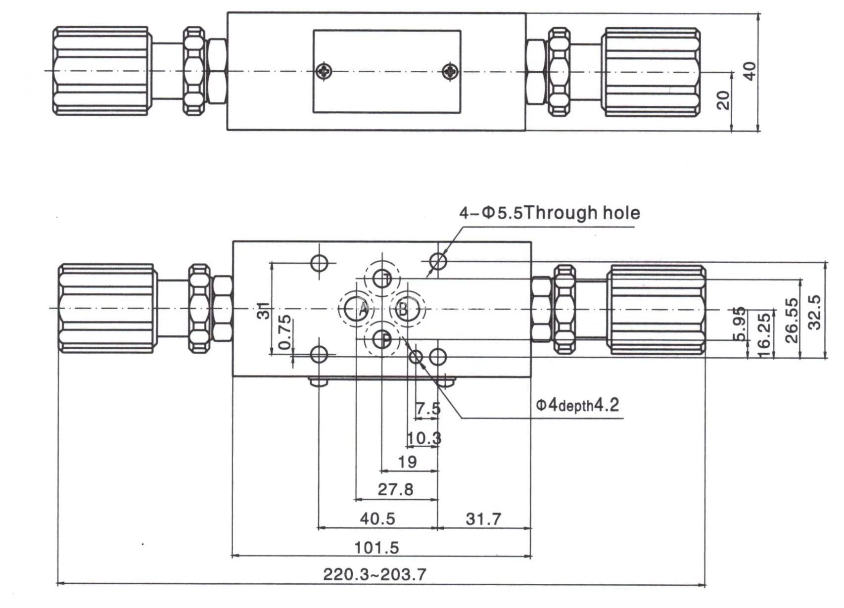 Title 1, Гидродроссель ДКМ 6/3 А (DLA-02-A) - с обратны...