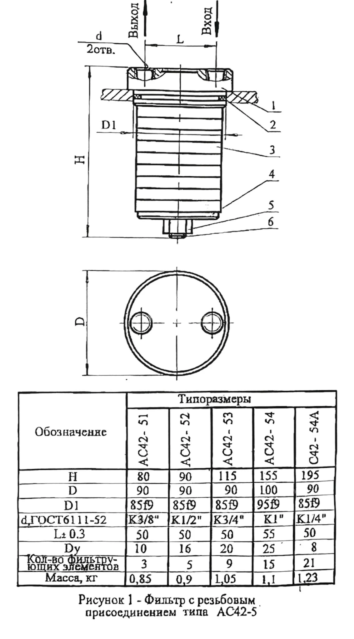 Title 1, Фильтр напорный сетчатый 0,08 АС 42-51