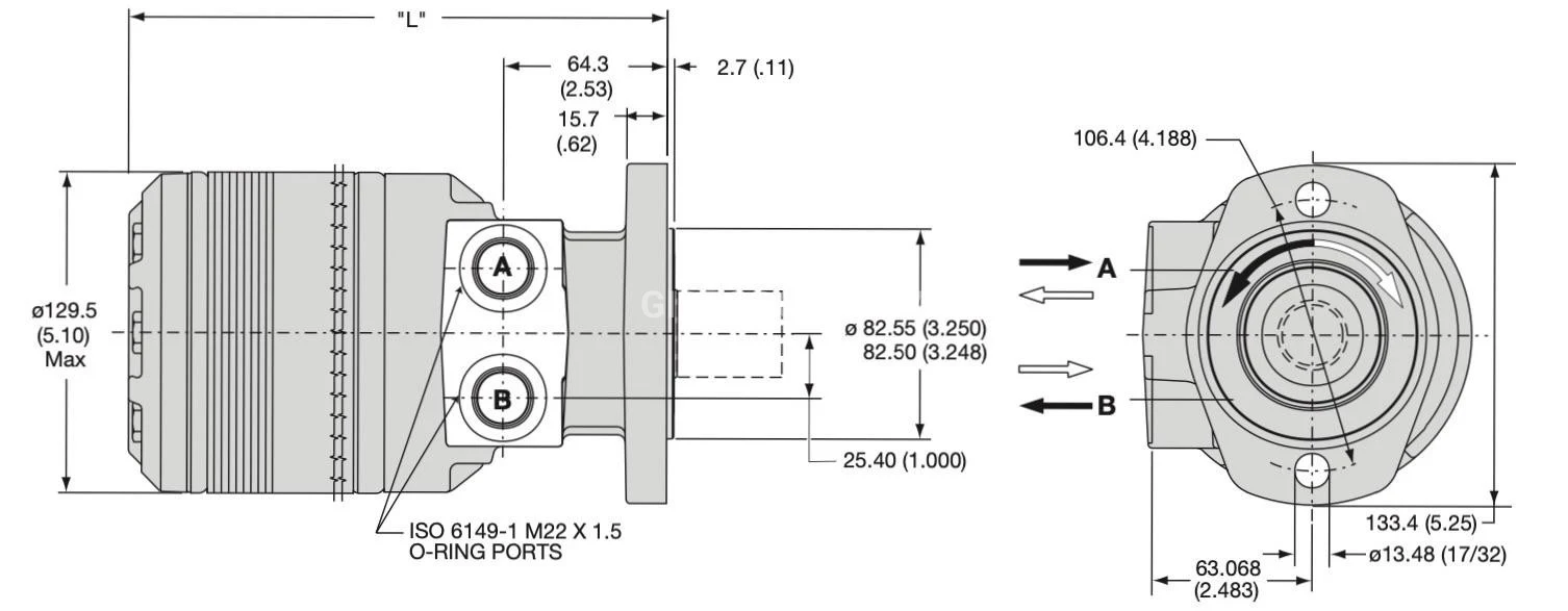 Title 1, гидромотор героторный TF 0280 HK260AAAA