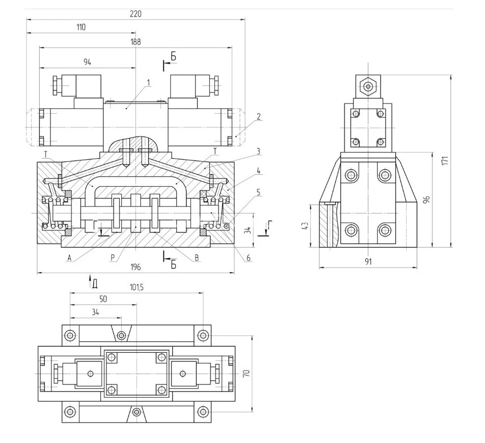 Title 2, Гидрораспределитель РПГ 16/3 СЕ574ОФ