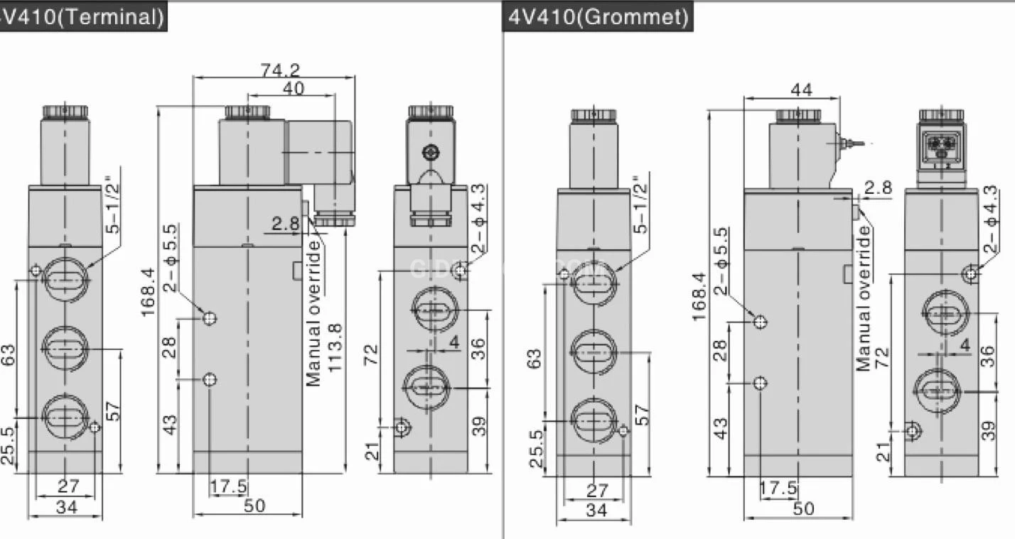 Title 2, Пневмораспределитель 4V410-15